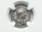 Hadrian Ancient Roman Silver Coin 117-138 Ad Ar Denarius Ngc  Ch Vf Choice Vf 