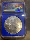 2017  p  American Silver Eagle  1   Ngc Ms69   Philadelphia   Blue Core Holder