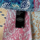 Cider Womens Patchwork 2 Piece Set Cami Top And Wide Leg Pants Multicolor Size M