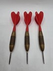 Vintage Brass Dart Set Red Flights - 28g