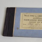 Antique Wells Fargo Co Express Shippers Forwarding Receipt Book Hicks-judd 1907