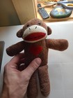 Dan Dee Collector s Choice Sock Monkey Brown With A Red Heart 10  Stuffed Animal
