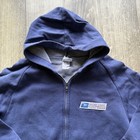 Vintage Usps Hoodie Adult Large Blue United States Postal Service Zip Up