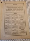 1931 Every Day Almanac And Home Helps Citizens National Bank Washington Pa