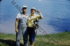 Original 1940 Americana 35mm Red Border Kodachrome Photo Slide Candid 003320