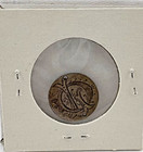 1877 Seated Liberty Silver Dime Love Token 