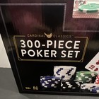 Cardinal Classics 300-piece Poker Set W  Aluminum Case  Chips  Cards  Dice