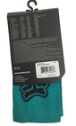 Fox Racing Women s Blaze Crew Socks  Teal  Black   One Size