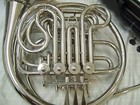 Double French Horn  Silver  Detachable Bell  With Hard Case And Mouthpiece
