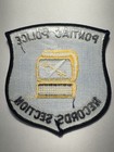 Pontiac Michigan Police Records Section Patch
