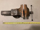 Vintage Bench Vise Heavy Duty Cast Iron Bench Vise With Swivel Base Pivots 6   