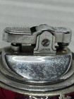 Ruby Red Glass Table Cigarette Lighter Mid Century Modern 1950s Japan Vintage
