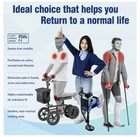 Knee Crutch Hands Free Crutch Stable And Comfortable Peg Leg Knee Calf Ankle