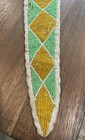 Vintage African Yoruba Beaded Diviner Hanging Sash Panel Nigeria Tribal 51   x10   