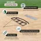 Yard Tuff 6  Spike Drag With Surface Leveling Bar And Drag Mat For Atv utvs