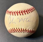 Rare  Senator John Mccain Signed Rawlings Baseball In Display Holder   War Hero 