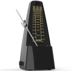  Mechanical Metronome Universal Metronome For Piano Guitar Violin Drums Black