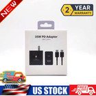 35w Pd Power Adapter Duo Wall Charger   Usb-c Cables For Samsung Galaxy S23 S22