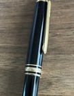 Montblanc Rollerball Meisterstuck Pen Black Gold Trim Needs New Ink