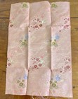 Antique Japanese Kimono Wedding Silk - Lot Of 2 Peach And Red