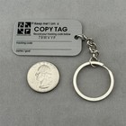 The Travel Bug Geocaching Copy Tag With Tracking Code Keychain Key Ring  60570