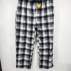 Stafford Black And White Fleece Regular Fit Sleepwear Pants Size Xl Lounge Nwt