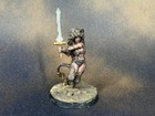 Painted Rpg Dungeons   Dragons Pathfinder 28mm Fantasy Female Barbarian Warrior 