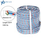 1 2  X 150  Arborist Tree Climbing Rope Braided Nylon Core Polyester 6180lbs