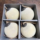 Pottery Barn Felt Christmas Tree Ornaments  Large   Set Of 4   Ivory cream