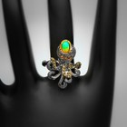 Vintage Animal Style Handmade Natural Opal Silver Ring 925 Sterling    Rvs64