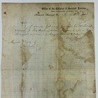 Irs 16th District Pa Tax Letter 1864 Civil War  2000 Payment Historic Document