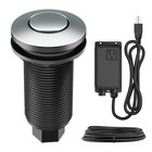Kraus Chrome Garbage Disposal Air Switch Kit W  Button-certified Refurbished