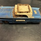 Vtg Toy Car Japan Tin Litho Friction Limousine Drive Carefully Airport