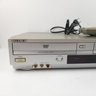 Sony Slv-d271p Dvd Vcr Combo Vhs Player Recorder Hi-fi Remote Cables Tested
