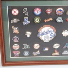 Major League Baseball Collector s Set Peter David Shield Shaped Set In Frame