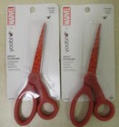 Lot Of Two Yoobie Marvel Red Spider-man Adult Scissors W  4  Blade Sharp Grip