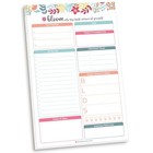 Daily Planning System Tear Off To-do Pad - Undated Checklist Floral Dots