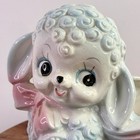 Vintage Rubens Ceramic Lamb Planter Pastel Baby Nursery Decor