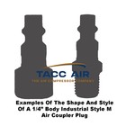 4 Pack Push Button Safety Quick Connect Air Coupler 1 4  Female Industrial   Aro