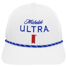 Michelob Ultra Logo White Colorway Rope Golf Club Hat White