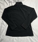 The North Face Fleece Jacket Women s Medium Black Full Zip Sweater Snap Cuffs