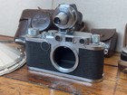 Vintage Leica Drp Ernst Leitz Wetzlar Camera Serial No  453390 With Viewfinder
