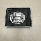 J I Case Ih 150 Years 1842-1992 Pewter Belt Buckle Old Abe B144