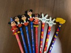 Disney Mickey Minnie Pooh Donald Pencil Set 21 Used Vintage 22c