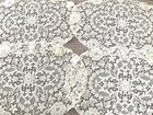 A Vintage Swiss Lace Cotton Placemats Rare Set Of 4 Ivory Marshall Field Co Tags