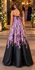 Beautiful Windsor Prom Dress Size 1 2 Full Skirt Crinoline Small