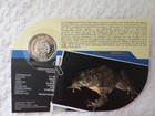 2019 Peru 1 Sol Coin - Rana Gigante Del Titicaca - Official Folder Card Unc
