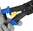 Rj45 Crimp Tool Kit Pass Thru Cat5 Cat5e Cat6 Rj45 Crimping Tool With 20pcs Rj45