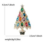 Christmas Tree Brooch Pin Colorful Fashion Jewelry New Free Ship 1 8 Inch
