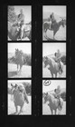 Barbara Stanwyck 1960s The Big Valley Original 11x14 Candid Proof Sheet Horse